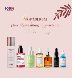 Review Top 7 loại Serum phục hồi da mỏng nổi mạch máu