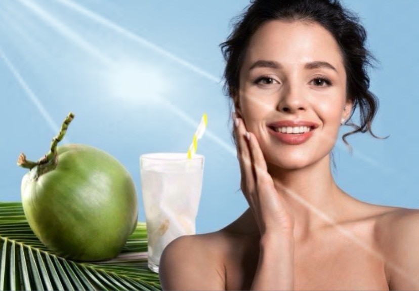 Rửa mặt bằng nước dừa có ăn nắng không