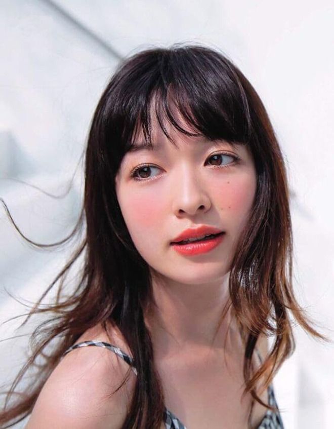 Má hồng kiểu Nhật